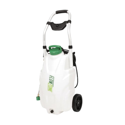 Picture of FlowZone  Monsoon 2.5 Variable Pressure 5-Position Battery Rolling Sprayer (9-Gallon)